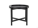 Bloomingville, Milli, Bakkebord, Sort, Rattan, Dia:60 x H:47 cm