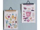 Bloomingville Mini, Papio, Plakat, Multifarvet, Papir, L:26 x H:35 cm