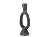 Bloomingville, Bijan, Lysestage, Sort, Polyresin, L:11 x H:23,5 x B:7,5 cm