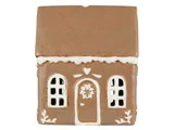 Ib Laursen, Stillenat, Gingerbread, Lyshus, Brun, Stentøj, H:14 x B:8 x L:11,5 cm
