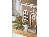 Ib Laursen, Stillenat, Gingerbread, Lyshus, Brun, Stentøj, H:14 x B:8 x L:11,5 cm