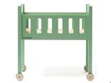 Kid's Concept, Carl Larsson, Dukkeseng m. Dyne & pude, Grøn, Træ, H:50 × B:34 × L:52,5 cm