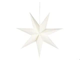 Ib Laursen, Stella, Stjerne t. ophæng, 7-takket, Hvid, Papir, Ø:60 x D:21 cm