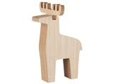 Ib Laursen, Rensdyr Rudolf, Figur, Natur, Træ, B:12,5 x H:24,5 x L:16 cm