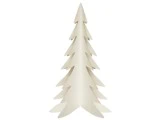 Ib Laursen, Papirklip, Juletræ, Hvid, Papir, B:17 x H:30 x L:17 cm