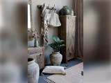 Chic Antique, Fleur Plante, Kunstig plante, Grøn, Plastik, cement, jern, H:85 x Ø:18 cm