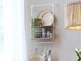 Chic Antique, Hylde m. knager, Antique creme, Jern, grantræ, H:76,5 x L:48 x B:18 cm