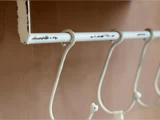 Chic Antique, Hylde m. knager, Antique creme, Jern, grantræ, H:76,5 x L:48 x B:18 cm