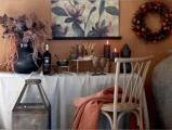 Chic Antique, Etagere m. 2 fade, Etagere, messing, Glas, jern, H:27,5 x Ø:35 cm