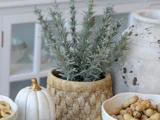 Chic Antique, Fleur, Rosmarin, Kunstig plante, Grøn, Plastik, Jern, Polyskum, H:30 x Ø:11 cm