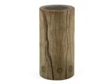Chic Antique, Grimaud, Lysestage, Natur, Genbrugstræ, Jern, H:30 x Dia:14 cm