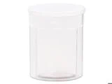 Chic Antique, Fransk, Marmeladeglas m. låg, Klar, Glas og PE, H:17 x Ø:13 cm