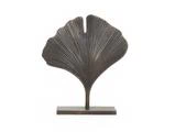 Chic Antique, Blad, Dekoration, Messing, Aluminium, H:19,5 x L:17 x B:6 cm
