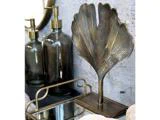 Chic Antique, Blad, Dekoration, Messing, Aluminium, H:25 x L:22 x B:6 cm