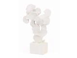 Chic Antique, Blad dekor på fod, Dekoration, Antique creme, Polyresin, H:27 x L:17 x B:6 cm