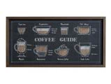 Chic Antique, Kaffeguide, Billede, Natur, Grantræ, jern, MDF, H30/L40 cm