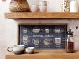 Chic Antique, Kaffeguide, Billede, Natur, Grantræ, jern, MDF, H30/L40 cm