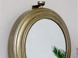 Chic Antique, Spejl, Antique messing, Glas, jern, MDF, H:35 x L:42 x B:9 cm