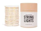 House Doctor, Stringlights, Lyskæde, Messing, Metal, 80 LED-pærer, L:10 m