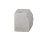 Bloomingville, Magie, Lysestage, Hvid, Marmor, L14 x H8 x W8 cm