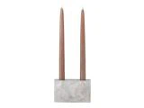 Bloomingville, Magie, Lysestage, Hvid, Marmor, L14 x H8 x W8 cm