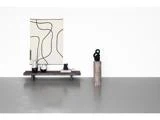 Mette Ditmer, Shadow, Gulvtæppe, Råhvid, Bomuld, B:100 x L:140 cm