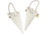 Mette Ditmer Denmark, LACE, Kræmmerhus, Off-white, Porcelæn, B:6 x H:13 cm
