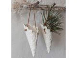 Mette Ditmer Denmark, LACE, Kræmmerhus, Off-white, Porcelæn, B:6 x H:13 cm