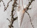 Mette Ditmer Denmark, LACE, Kræmmerhus, Off-white, Porcelæn, B:6 x H:13 cm