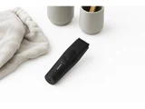 Nordic Sense, Skægtrimmer med sug, Sort, Plast, Keramik