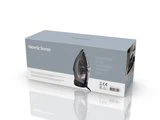Nordic Sense, Dampstrygejern, Ledningsfrit 2400 W, Sort/Grå, Keramik, 320 ml