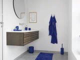 Zone Danmark, Ume, Toiletbørste, Indigo Blue, Stentøj og plast, H:38,7 cm