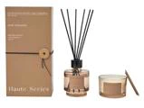 Holmen, Bella, Gavesæt m. duftlys & duftdiffuser, White Sandalwood, Glas, 90 g & 100 ml