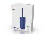 Zone Danmark, Ume, Toiletbørste, Indigo Blue, Stentøj og plast, H:38,7 cm