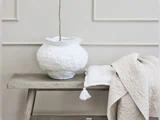 Lene Bjerre, Marlia, Vase, Hvid, Keramik, Dia:39,5 x H:31 cm
