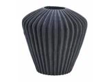 Lene Bjerre, Susia, Vase, Mørkegrå, Keramik, Dia:16,5 x H:16,5 cm