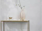 Lene Bjerre, Ellivia, Skål, Guld, Hvid, Metal/Marmor, Ø:12 x H:11,8 cm