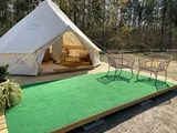 Glamping-ophold på Søgaarden ved Sunds Sø