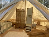 Glamping-ophold på Søgaarden ved Sunds Sø