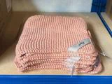 12 stk. Mynte grydelapper/karklude i faded rose, strikket 100% bomuld fra Ib Laursen