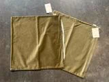 2 stk. Wega pudebetræk i faded green 100% Bomuld fra Compliments