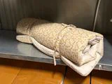 Lene Bjerre, Ivillia, Madras Okker, Støvet rosa, Bomuld, Polyester, L:120 x B:60 cm