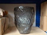 Muubs, Mud, Vase, Røget, Glas, Dia:16 x H:25 cm