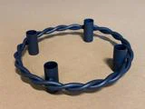 OYOY, Mellow Advent, Lysestage, Sort, Quality: 100% Steel, Dia:25,5 x H:5,5 cm
