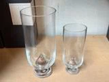 2 stk. Glacies vaser i klar glas fra AYTM
