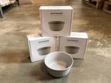 4 stk. Obi skåle i sand porcelæn fra Normann Copenhagen
