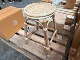 House Doctor, Trenza, Skammel, Natur, Rattan, H:50 x Dia:30 cm