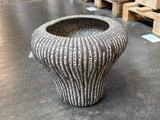 Lauvring, Jabba, Vase, grå, Keramik, Dia:33,5 x H:28,5 cm
