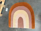 OYOY, Rainbow, gulvtæppe, uld, bomuld, H: 88 cm x B: 90 cm