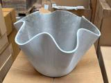 House Doctor, Vaso, Urtepotte, Grå, Beton, H:25,5 x Dia:21 cm